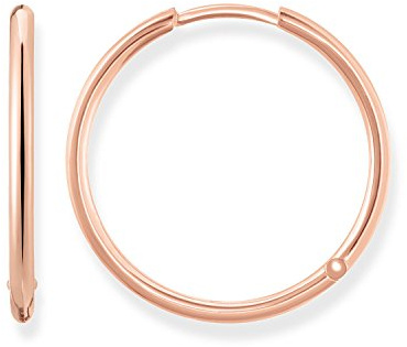THOMAS SABO Creolen Groß 925er Sterlingsilber; 750er Roségold Vergoldung