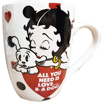 Betty Boop Tea/Coffee Mug - All You Need is Love and a Dog