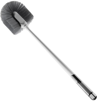 Toilet Brush - Toilet Cleaning Brush, Bathroom Flush Cleaner | Long Hand Toilet Cleaner, Deep Cleaning Bathroom Cleaning Brush, No Blind for Crevice Cleaning, 18x4x4 Inches, Round Head