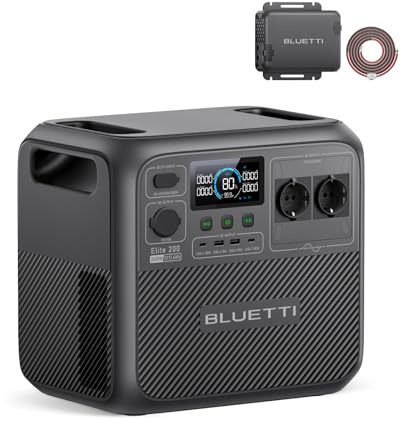 BLUETTI Elite 200 V2 Portable Power Station 2073.6Wh & Charger 1