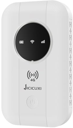 Mobiler WLAN Router, 4G LTE – Portable WLAN Hotspot für unterwegs, mobiler Router 2100mAh Akku -Langer Akkulaufzeit， Typ-C Schnittstelle, Mobiler Hotspot für Reisen, Camping, Hotels