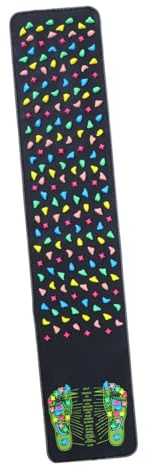CIYODO Tapis de Massage pour Similicuir Matelas Acupression Ergonomique Antidérapant Stimulation des Points de Pression Plantaire Coussin de Réflexologie pour Relaxation à Domicile