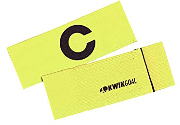 Kwik Goal Captain C Arm Band, Yellow
