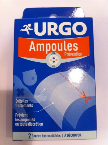 Urgo - Bandes à découper - Prévention Ampoules - Barrière anti-frottements hydrocolloïde - 2 bandes
