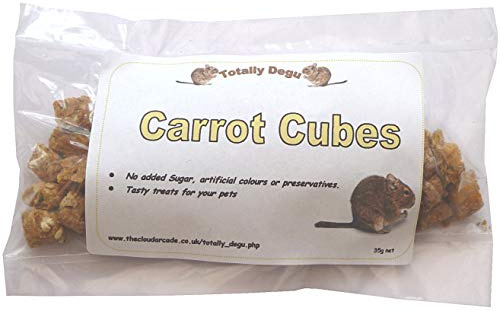 Good Degu Carrot Cubes- Degu treats 2-pack