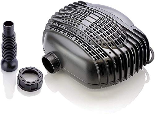 12V-18V DC Brushless Submersible Water Pump 898 GPH for Solar Fountain Koi Pond and Waterfall