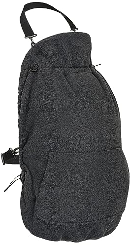 Hoppediz Fleece Cover f. Babytrage Bauchtrage Tragetuch Anthrazit