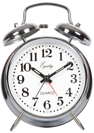 Equity 13014 Analog Twin Bell Alarm Clock