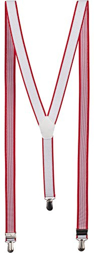 Ladeheid Damen Hosenträger LATGSZ25 (1308/25-Weiß/Rot)