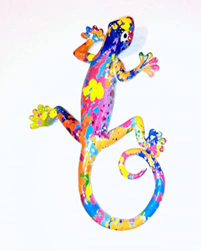 Salamandre Multicolore en RESINE A ACCROCHER