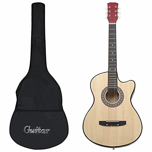 Goliraya Jeu de Guitare Acoustique Pan Coupé Western 6 Cordes 38 12 pcs