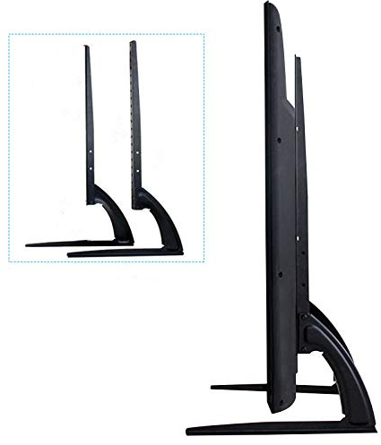 Universale TV Standfuss, TV Ständer Höhenverstellbar, TV Stand Fernseher für 32-70 Zoll bis 35 kg, Max. VESA 800x400, Stabiler Stahl, Schwarz