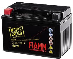 Fiamm Batteria per Moto e Scooter FTX9-12B 8AH 110A, Batteria Motor Energy AGM Technology, Massima Potenza di Avvio, Autoscarica Ridotta, Senza Manutenzione