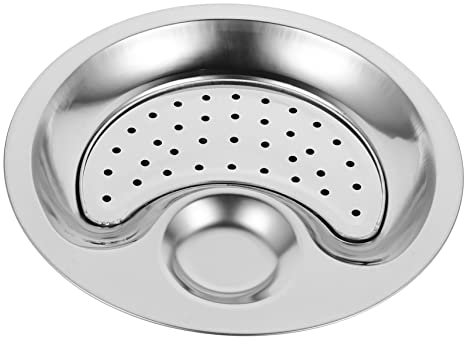 Zerodeko Stainless Steel Double-Layer Dumpling Plate Draining Tray and Dipping Saucer Serving Dish for Dumplings Fruits and Snacks Easy to Clean and Use