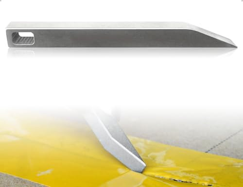 Emezddo EDC piede di porco,piede di porco tascabile in acciaio inossidabile,piede di porco piatto,piede di porco,levachiodi,leva a scalpello,leva portachiavi,piede di porco,piede di porco(7,2 cm)