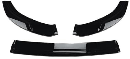 SUNJFY Frontstoßstange Spoilerlippe für VW Golf MK 7 GTI R Rline 2013 2014 2015 2016, Spoiler Diffusor Front Spoiler Lippe Auto Frontspoiler Frontschürze Auto ZubehöR,Piano Black