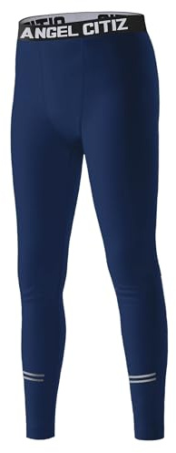 ANGEL CITIZ Leggings de Compression Enfants Garçons Séchage Rapide Respirant Base Layer Sport Basket-Ball Football Running