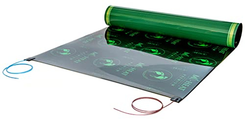 2,0m Mi-Heat Premium Heizfolie 130Watt/m² | 80cm Breit | Fussbodenheizung elektrisch | für Laminat Parkett Echtholz Vinyl auf HDF