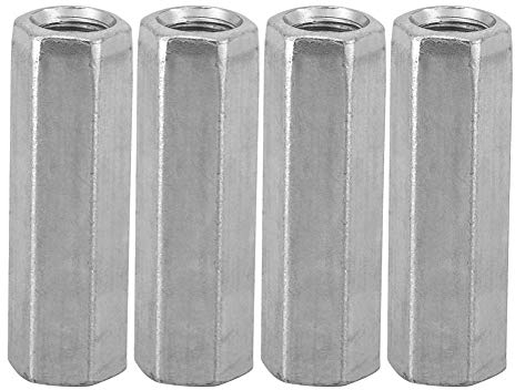 Écrou de tige hexagonale longue, Akozon 10 pièces écrou de tige longue M8 en acier au carbone hexagonal écrou à manchon hexagonal entretoise attaches filetées pièces de réparation(M8*40)