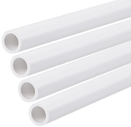 GOONSDS Tube en Fibre De Verre Blanc - pour Modèle De Construction De Table De Sable Tube D'aile D'outil RC 4PCS,Blanc,20 mmx16 mmx500mm