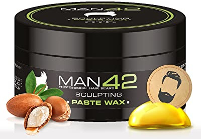 MAN42 Haar Skulpting Paste Wax, Männer Haarwachs modellier Paste, 100ml