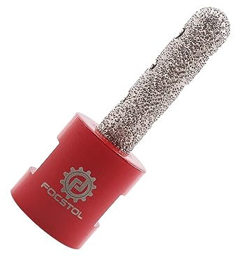 FOCSTOL Fresa Diamantata 10mm - Punte per Trapano Diamantate per Allargare Molatura e Modellare fori Esistenti in Piastrelle Porcellana Ceramica Marmo Granito Muratura Pietra M14 Filettatura