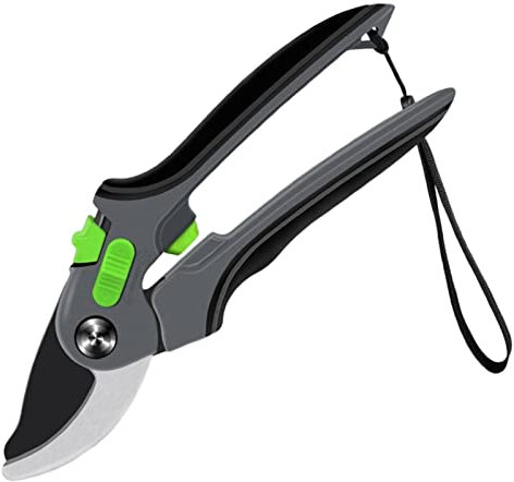 Hand-Gartenschere - Obstbaumschere SK5 Trimmer, arbeitssparende Baumschere mit bequemem Griff zum Schneiden von Rosen, Blumen, Bäumen, Büschen Jildouf