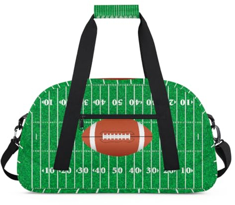 Sporttasche für Damen und Herren, American Football, 24 l, Wochenend-Übernachtungstasche, Tragetasche, Reisetasche, Turnbeutel für Kinder, Mädchen, Jungen, farbe, (24L) UK, Taschen-Organizer