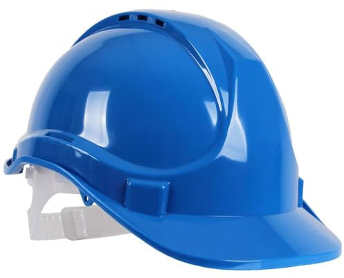 Vented Economy Safety Helmet (Blue)
