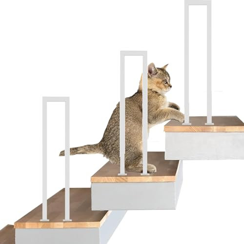 Balustrade d'escalier en fer durable pour intérieur ou extérieur, jardin, balcon, main courante en forme de U/M, installation facile