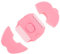 Peine Cortapelos Manual En Forma De Manzana Para BebéS Y NiñOs, Recortador De Flequillo Con Cuchilla Doble Cara, Herramienta De Corte Para Mujeres, DiseñO ErgonóMico Y Seguro, Rosa