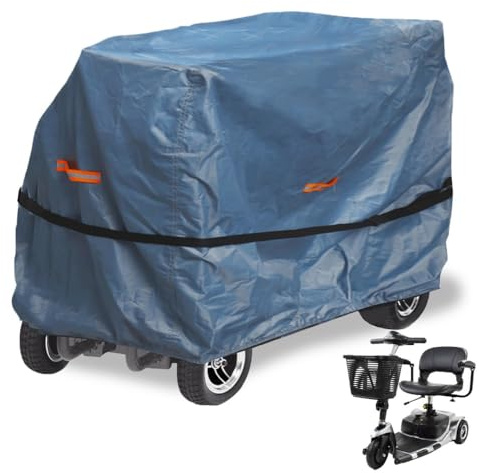 King Mills Scooter Cover Waterproof Outdoor - Heavy Duty Electric Scooter Rain Cover, Universal Fit for 23'' x 49'' x 39'' Scooters