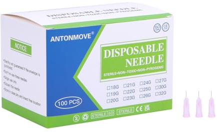 Lot de 100 accessoires de distribution de tuyaux industriels en acier inoxydable (32 g × 4 mm)