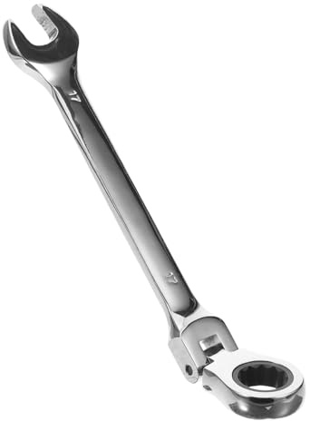 CTIRCHIU Reversible Dual Head Ratchet Spanner Flexible Wrench Heat Treated Steel Repairing Tool for Mechanics and Tight Spaces