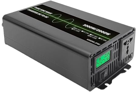 2000W 12V 50HZ LCD Onda Sinusoidale Pura Accumulatori E Caricabatterie Di Riserva Corrente Alimentazione DC A CA Convertitore Batteria Auto Tensione Ampia gamma di applicazioni