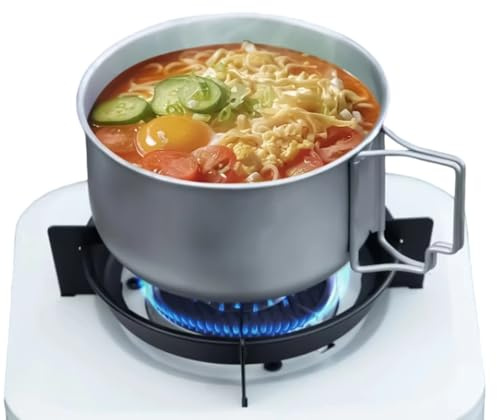 Petite Casserole De Camping,Bouilloir Pliable De Cuisson pour La Préparation De Soupe | Marmite Portable pour Cuisson,pour la Randonnée Le Pique-Nique Le en Plein Air et la Cuisine Nomade