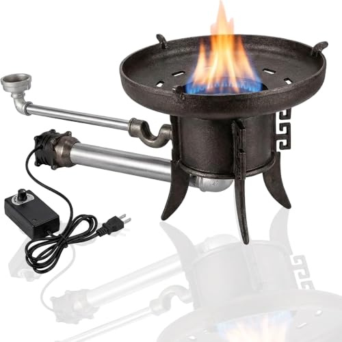 Stufa bruciante Olio Usato con soffiatore, Calore per ricovero Attrezzi | Forno a olio for carichi pesanti DC 12V for campeggio, officina, uso esterno