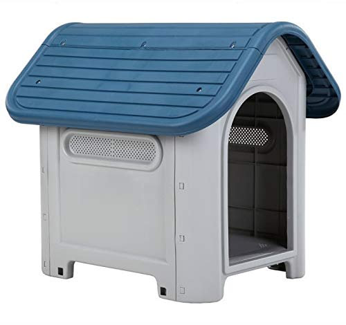 Pet Living Indoor/Outdoor Plastic Dog Kennel (GB mainland only)