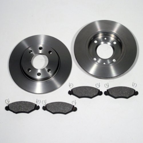 Bremsscheiben massiv/Bremsen + Bremsbeläge für vorne
