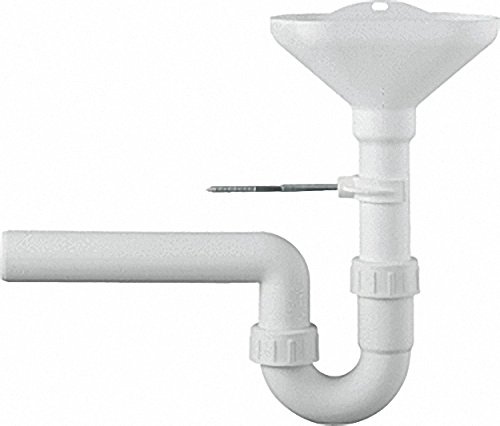 Plastique Siphon pour baignoire avec récupérateur Entonnoir – Fixation Murale DN 50