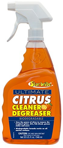 STAR BRITE Ultimate Citrus Cleaner & Degreaser - Powerful Biodegradable Formula - Boat and Home Cleaning Solution - 32 OZ (096432)