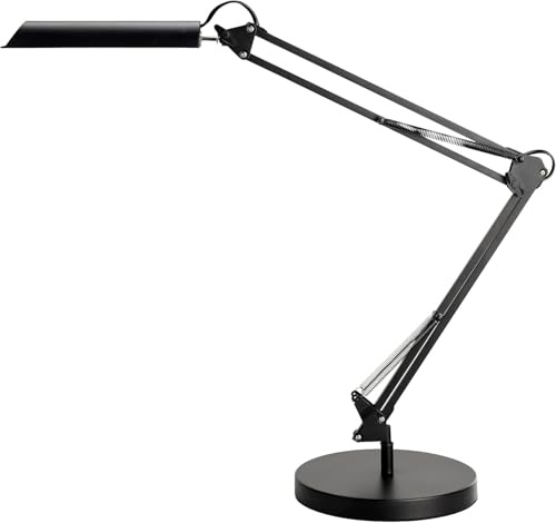 Unilux LED Schreibtischlampe Swingo, dimmbar, schwarz