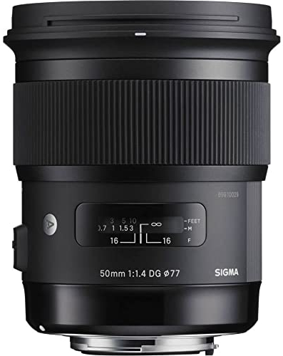 Sigma 311965 Obiettivo 50 mm-F/1.4 A -AF DG HSM, Attacco Sony E-Mount, Nero