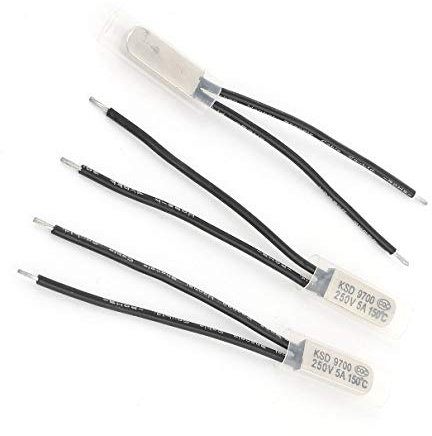 Aexit 3 pezzi KSD9700 Interruttore di temperatura bimetallico chiuso normale da 150 gradi Celsius ID: 964943