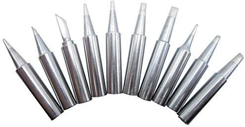 Lötspitzen T18-Serie, passend für Hakko FX-888, FX-888, FX-8801, FX-600 (FX888 / FX888D, FX8801, FX600) Bleifreies Lötspitzenbit (Marke „AiCE Tls), 10 Stück