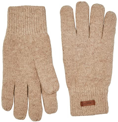 Barts Haakon Lambswool Handschuhe Fingerhandschuhe Strickhandschuhe (L/XL - beige)