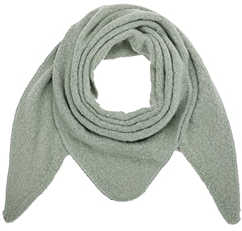 Ever Bloom Damen Schal XXL, Flauschige Weiche Dreieck Schale, Poncho, Dreieckstuch Strickschal Halstuch für Frauen und Mädchen Lang Kuschelig, Einfarbig 190 * 80 cm, Schal Farben:Avocado