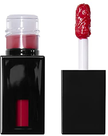 e.l.f. Glossy Lip Stain, leichter, langanhaltender Lip Stain für einen Hauch von Farbe und einen subtilen Glanzeffekt, Vegan und tierversuchsfrei, Fiery Red
