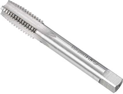 CoCud Filetage Fraisage Tarauds, Métrique M14 x 2 Filetage H2, Haute Vitesse Acier Machine 4 Droites Cannelures Gauche Main Vis Filetage pour Taraudage Perceuse Machine 1 pièce