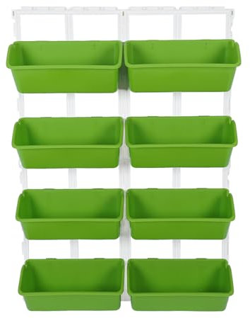 Flores de pared, Jardinera Vertical Ecológica para el Interior (Verde Claro)